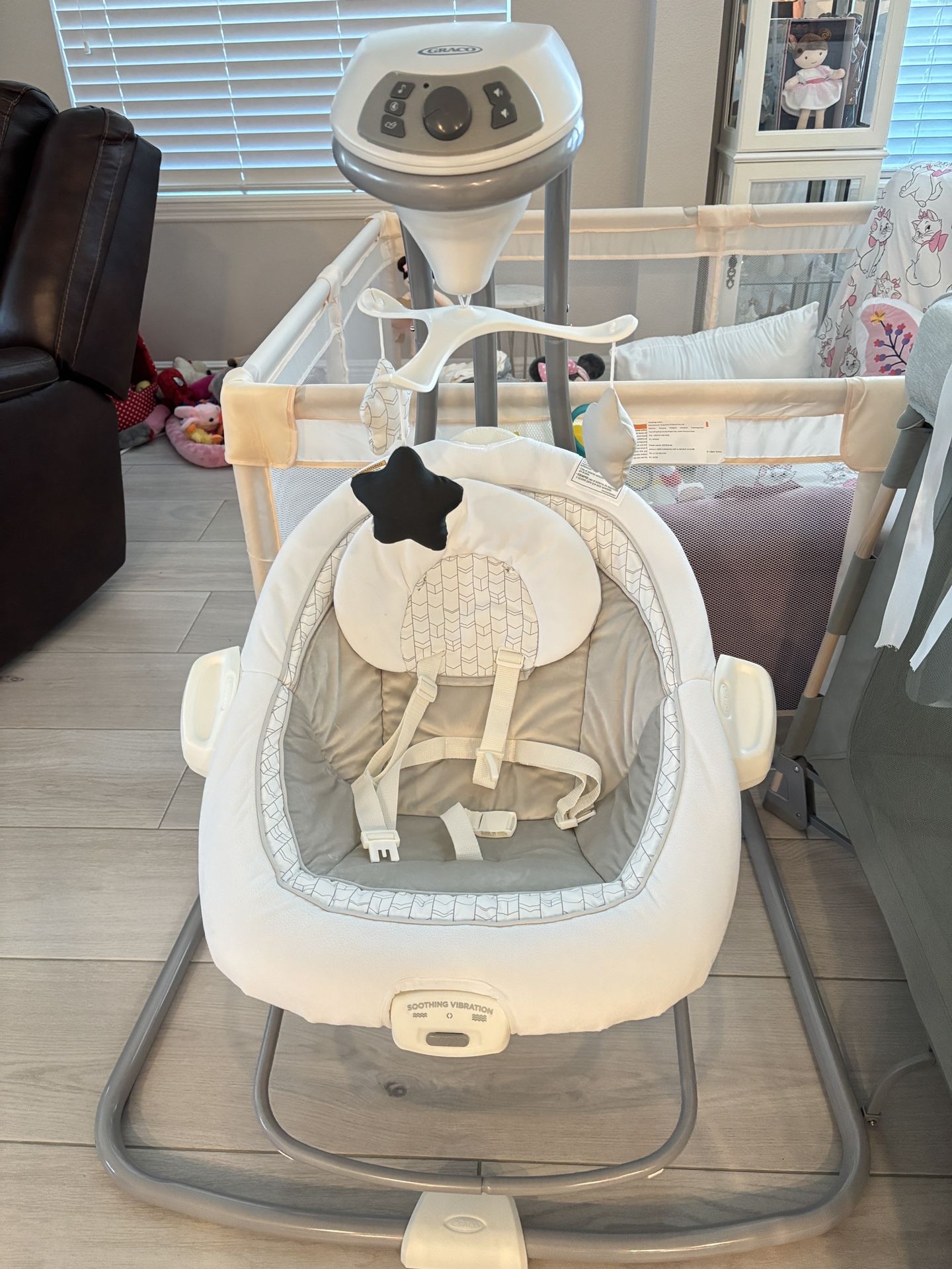 Graco DuetConnect LX Swing And Bouncer.