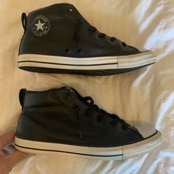 Mens Leather Converse Size 11