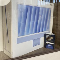 24 Inch iMac M4 16GB Ram 256GB Storage Blue (Located In Downey, CA)