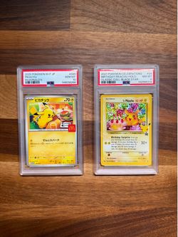 Pokemon Psa 10 Graded Pikachu Promo Mcdonalds