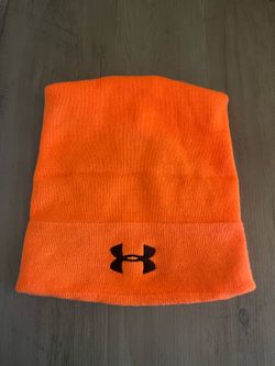 Under Armour Neon Orange Beanie