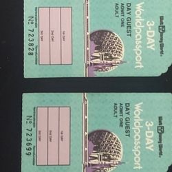 Rare Disney World 3-Day Park Tickets - NO Expiration, Save 20-30%!😉 (per ticket) 