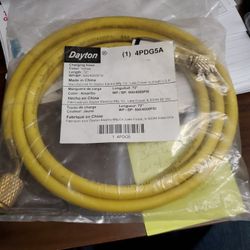 Dayton Charging hose, yellow 72"