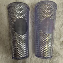 Brand New Silver Venti Starbucks Tumbler 24 Oz