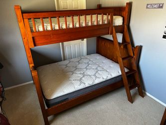 Pottery Barn bunk bed and dresser (twin and full)