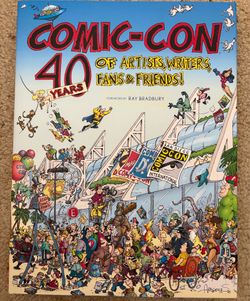 New Comic-Con 40 Years of Artists, Writers, Fans & Friends, San Diego Comic-Con History Color Visual Hardcover Book
