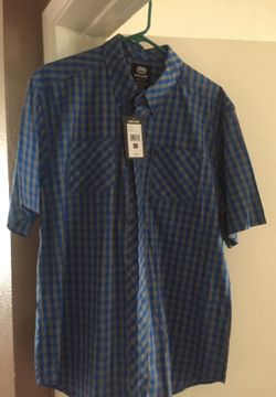 Men's button shirt