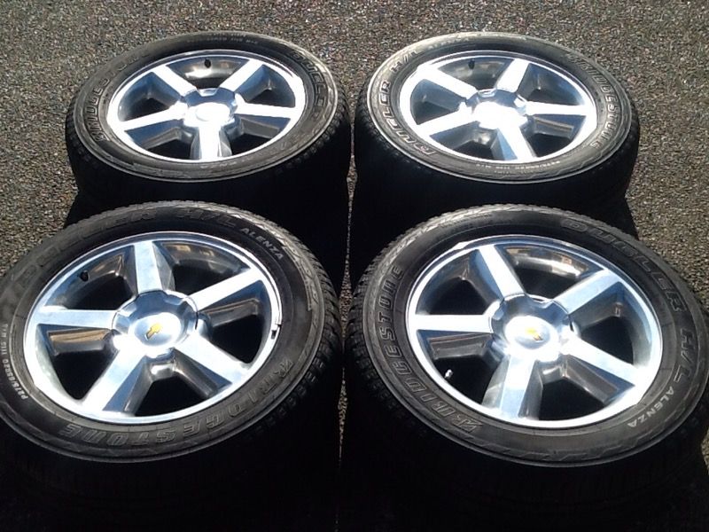 20" inch Chevy Tahoe LTZ Wheels and tires 6lug 6x5.5 or 139.7mm