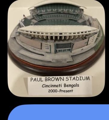 Cincinnati Bengals Danberry Mint Stadium Replica Paul Brown Stadium