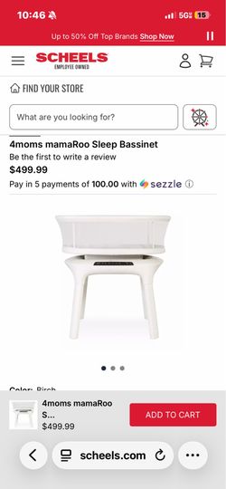 4moms mamaRoo Sleep Bassinet