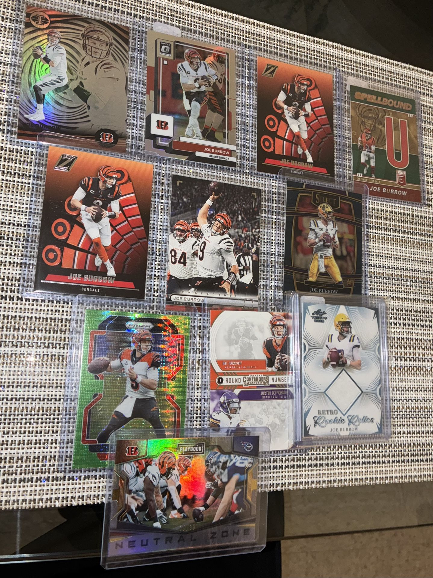 Joe Burrow L0T With RC & Patch (11) BENGALS