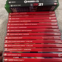 Nintendo switch Games And Xbox Games
