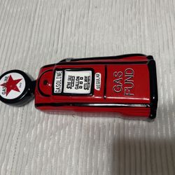 Old Fashion Style Gas Pump Piggy Bank 