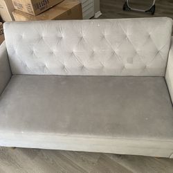 Light Grey Futon Couch 