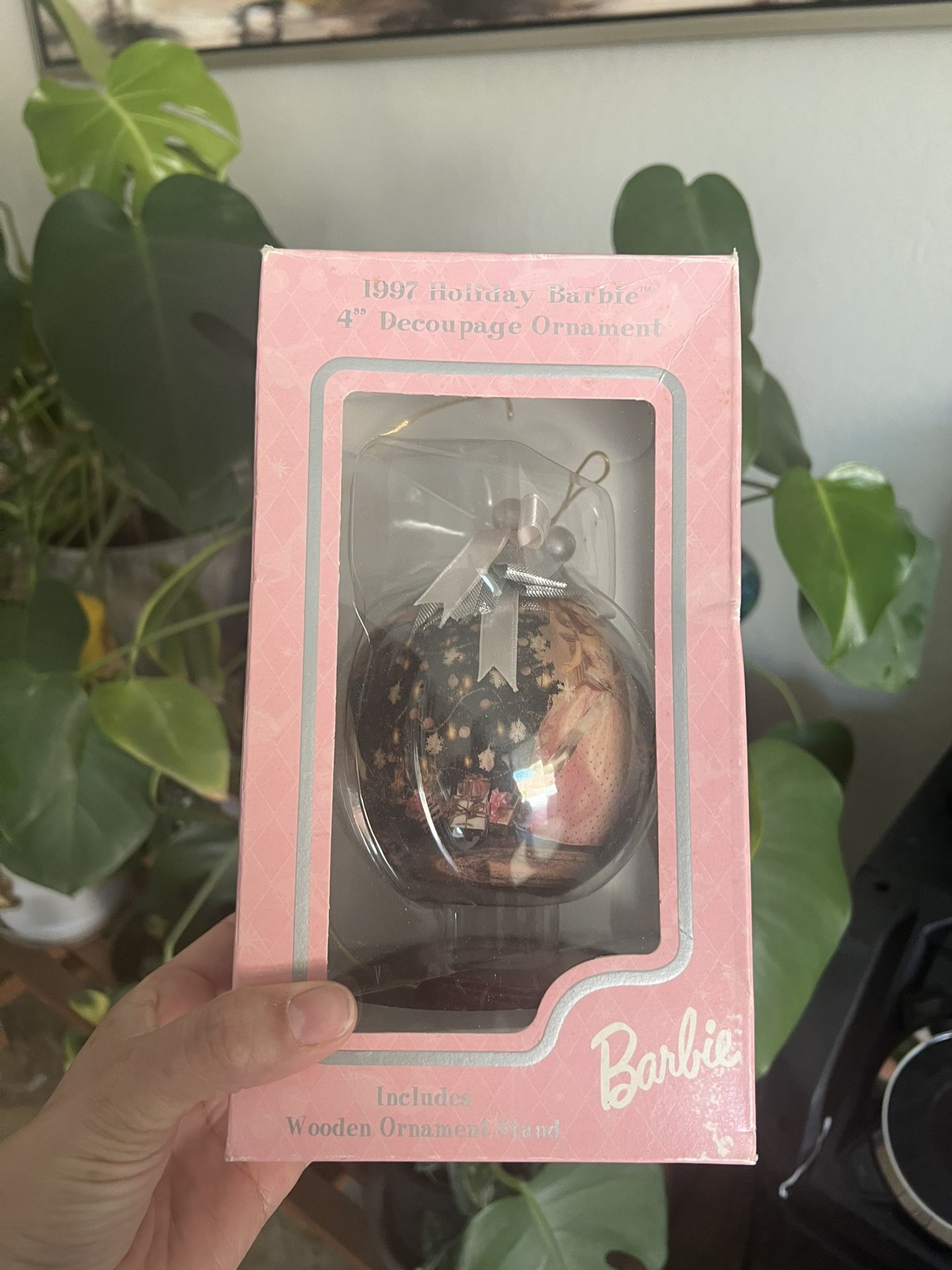Vtg 1997 Barbie Christmas Ornament 35th Anniversary New in Box