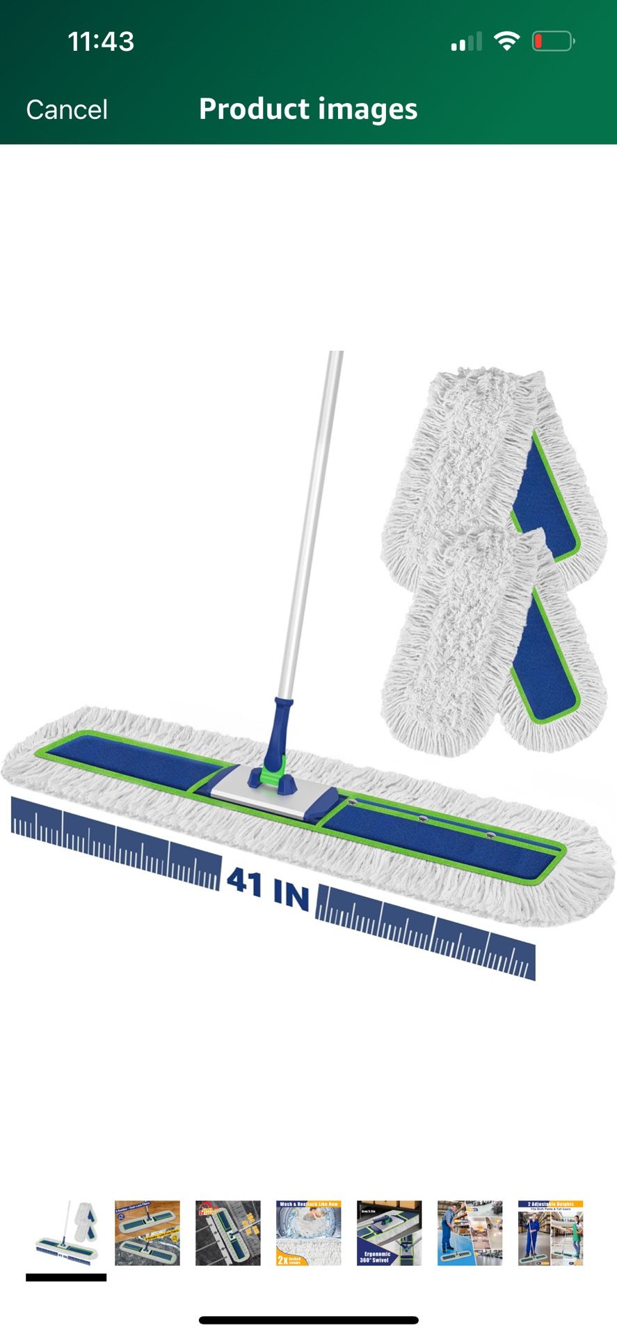 41" Commercial Dust Mop