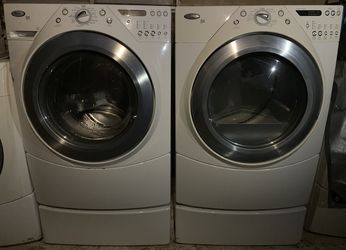Whirlpool duet washer and dryer