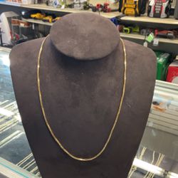 18KT Gold Box Chain 37372-1 