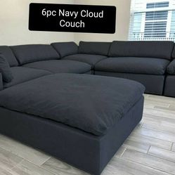 Cloud Couch Sectional Sofa Dupe 6pc Set