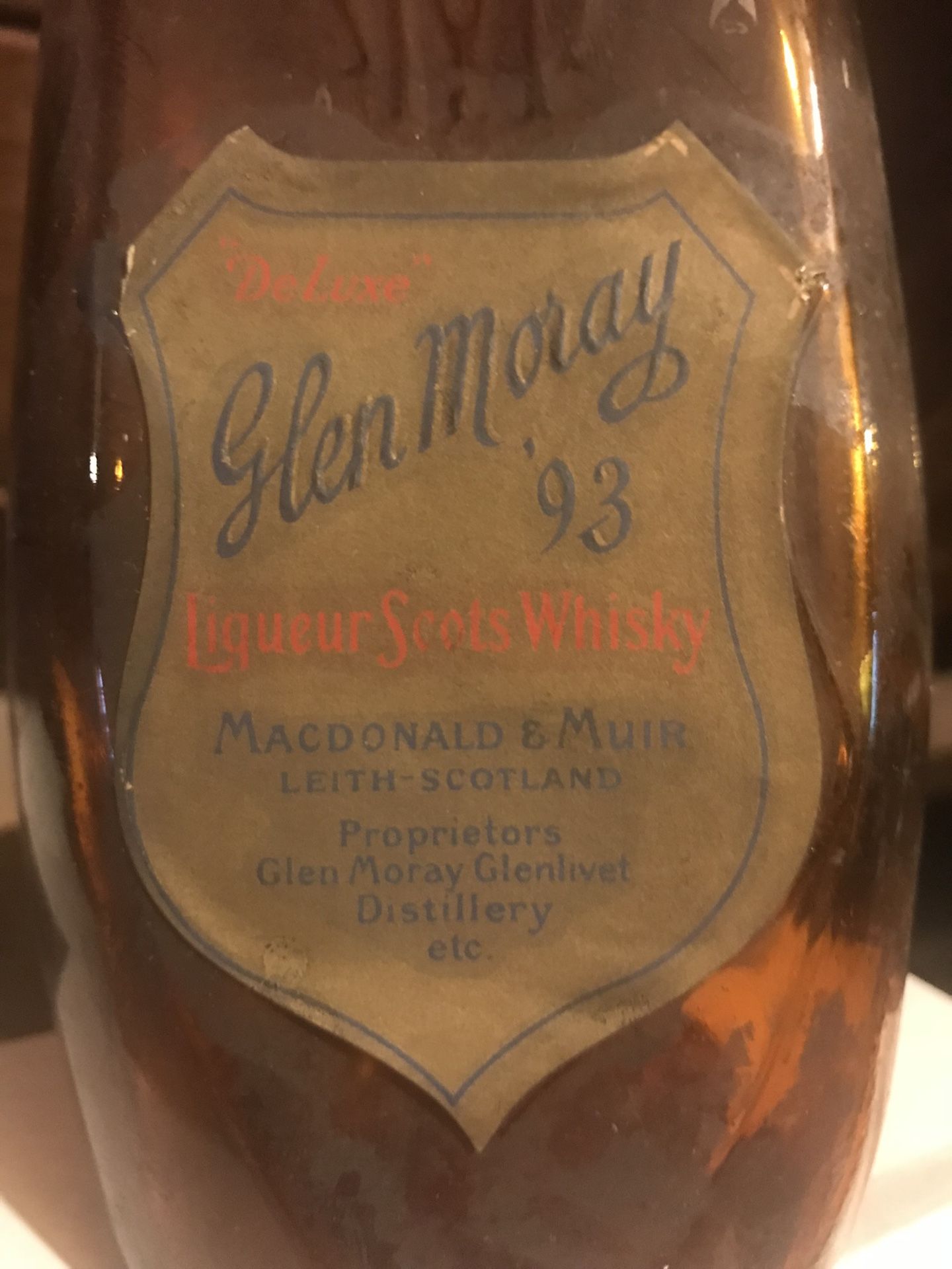 Glen Moray Antique bottle 93