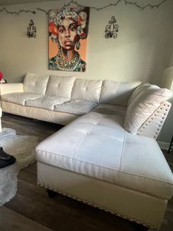 Pleather couch