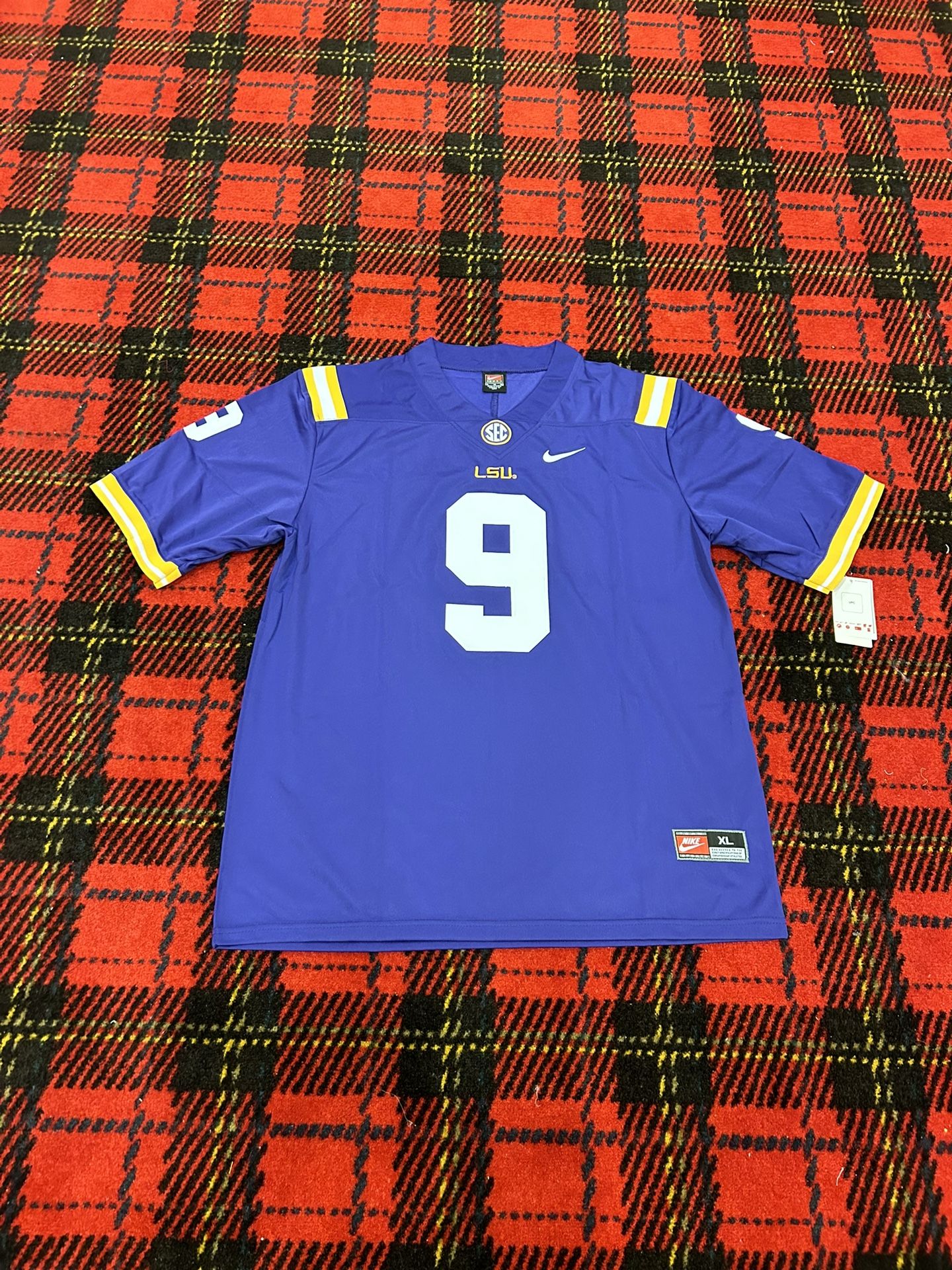 Brand New Joe Burrow Jersey Adult XL LSU Tigers Burreaux