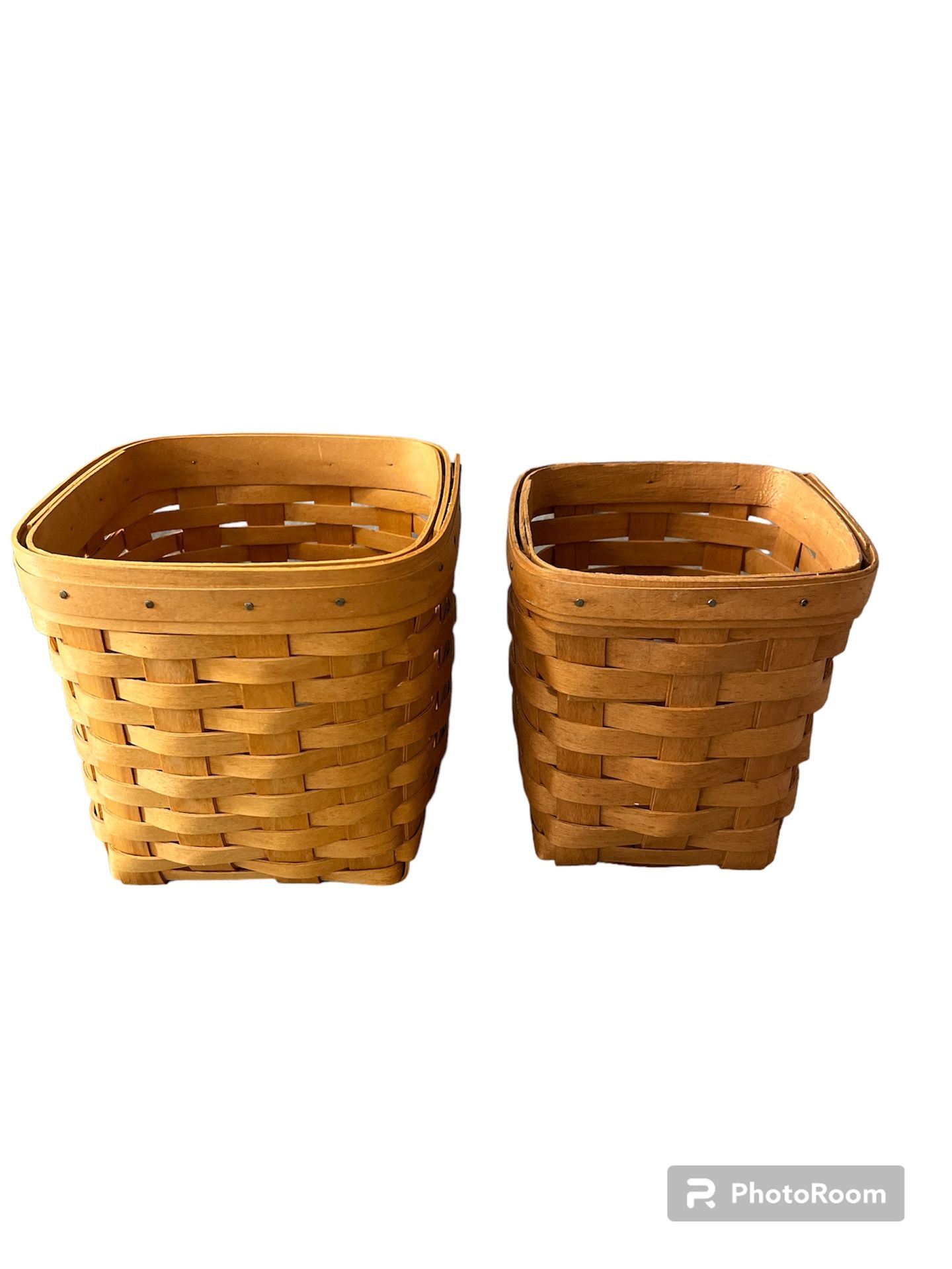 Set Of 2 Longaberger Baskets
