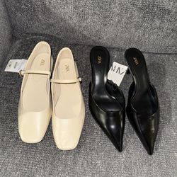 Zara women size 7,5 both $80