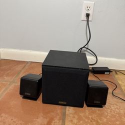 Home Audio Bundle – Cambridge Speakers + Pyle Amp + Bluetooth Receiver