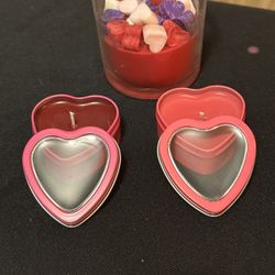 Valentines Day candles