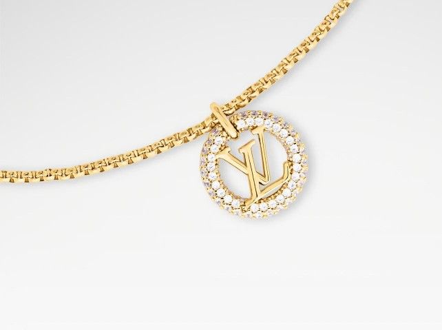 Louis Vuitton Necklace Gold