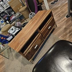 Solid Acacia Wood TV stand