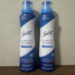 Secret Clinical Deodorant Spray Bundle