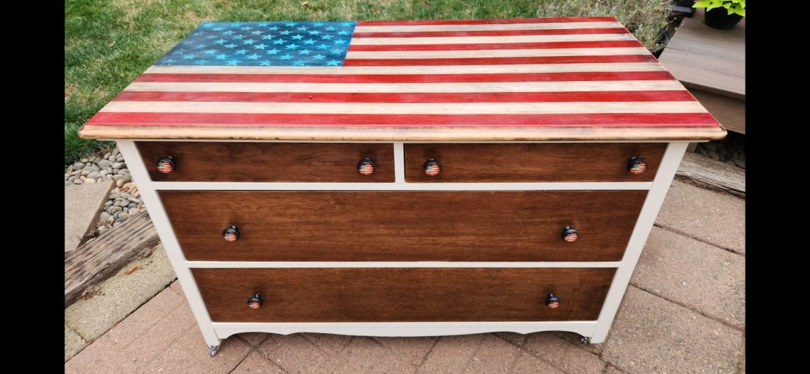 Unique Flag Dresser