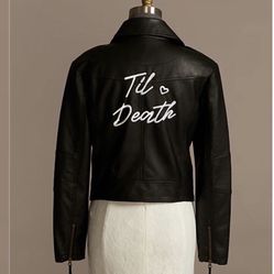 Till Death Do Us Apart Leather Jacket 
