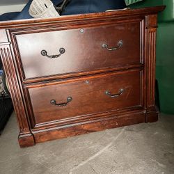 Locking File Cabinet Solid Wood