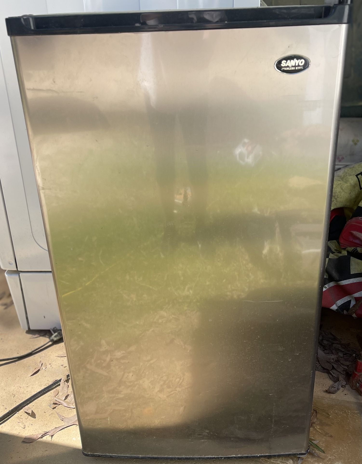 Sanyo Stainless Steel Mini Refrigerator