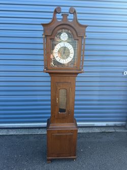 Daneker “The York County” Grandfather Clock Mauthe Germany not tested