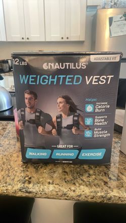 Nautilus 12 LB Adjustable Weighted Vest