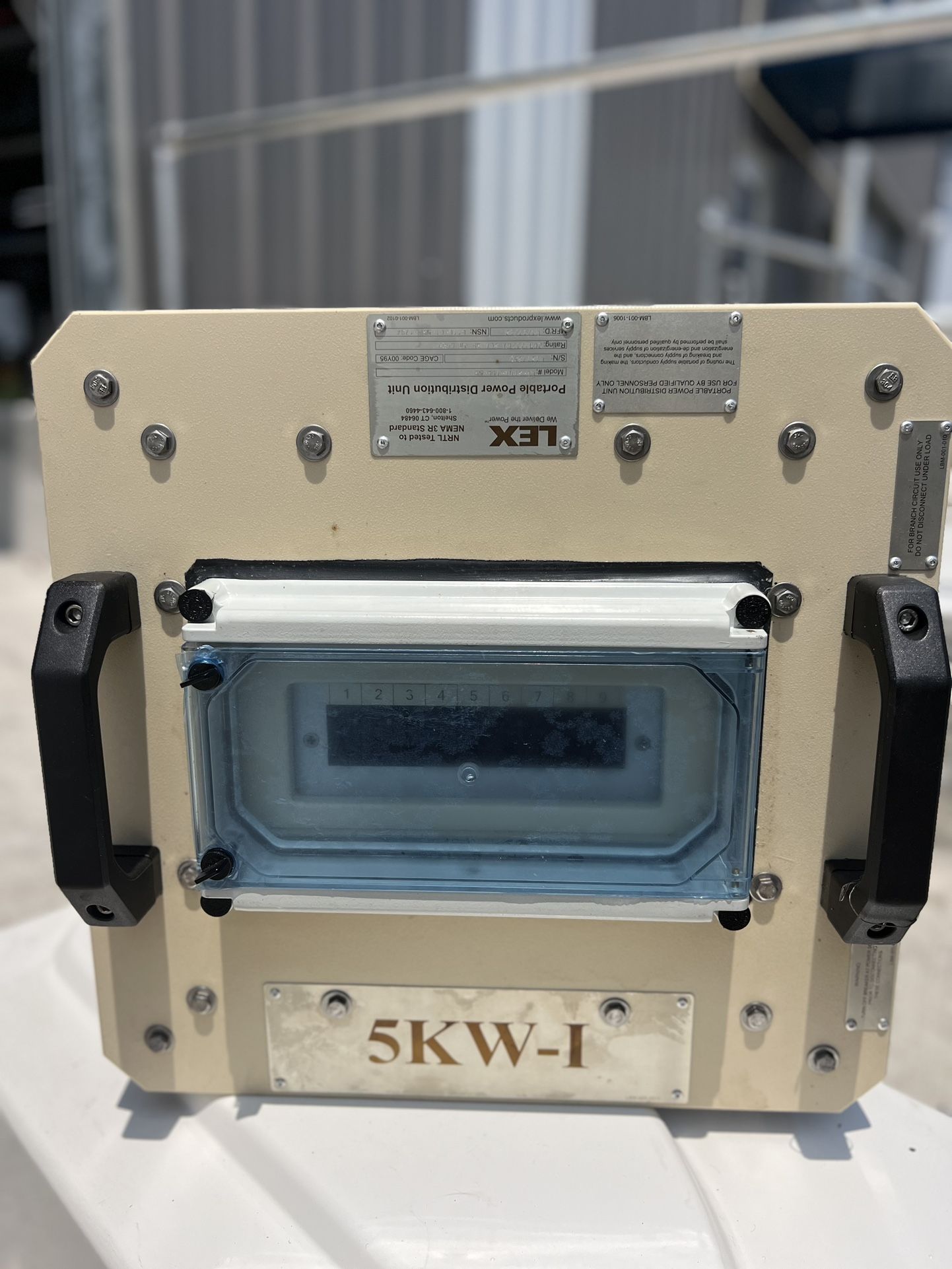 LEX Spider Box DB-30NA-AQQ-S3 Portable Power Distribution 30A 3P