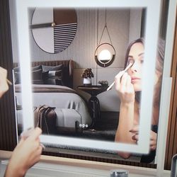 REDUCED  vanity mirror w/ detachable base