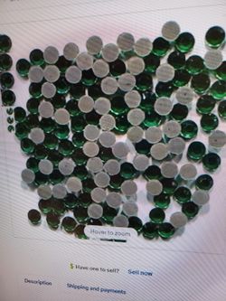 Rhinestones 3mm/10ss EMERALD GREEN Hot Fix Iron On 1 Gross 144 Pieces
