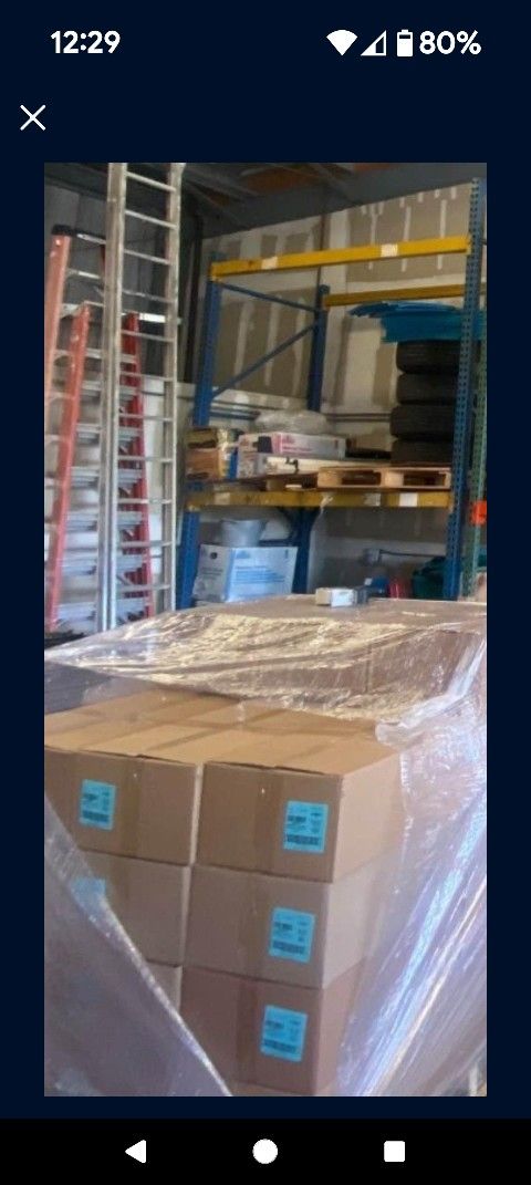 Industrial Pallet Rack 2 Uprights 4 Cross Beams