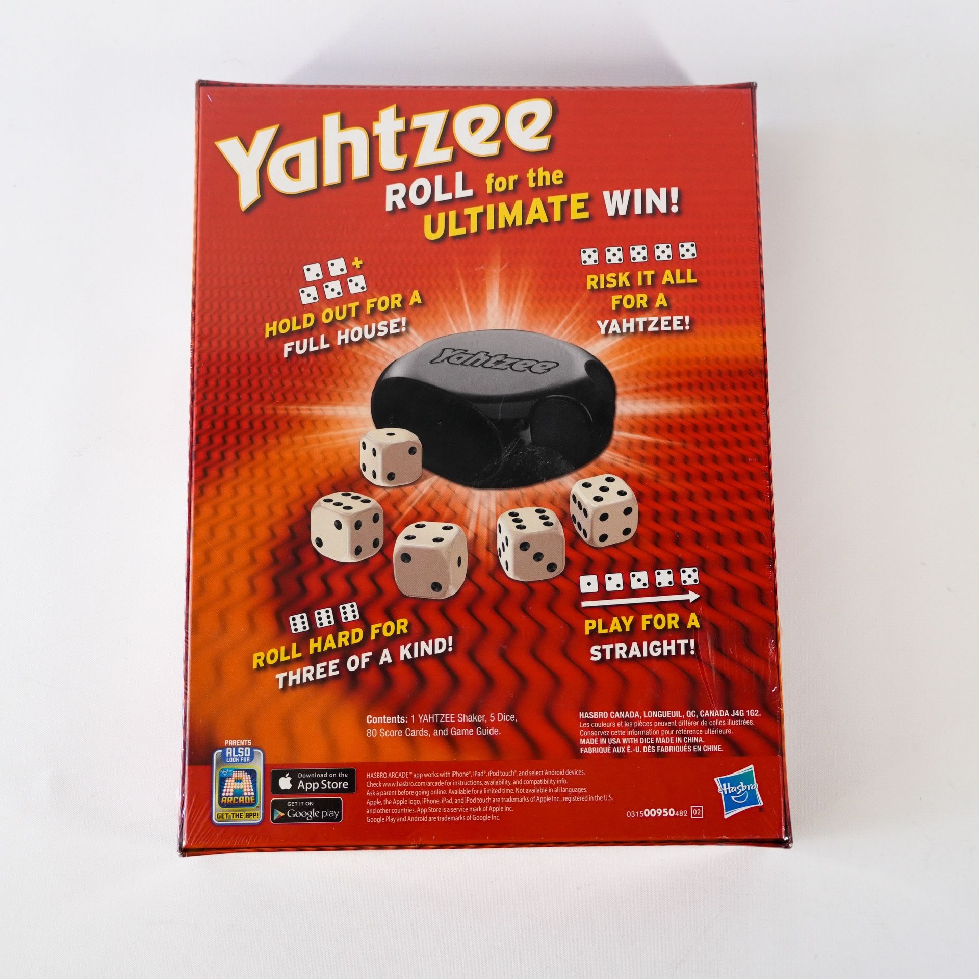 NIB - Yahtzee Dice Game Hasbro Gaming - New Sealed