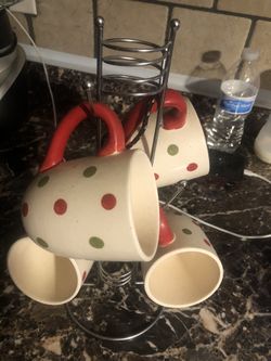 multicolored cups