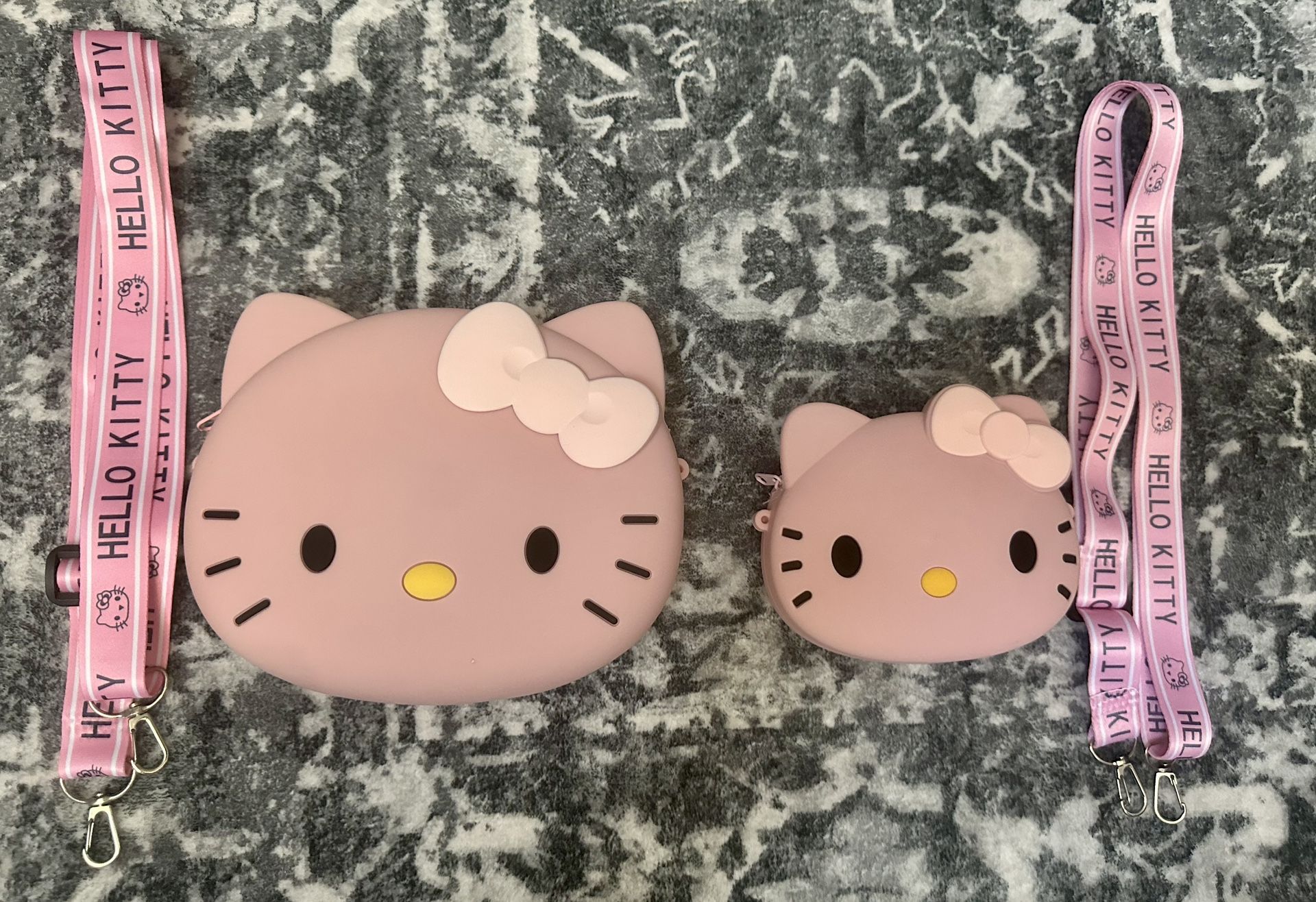 NEW IN BAG/ PINK- HELLO KITTY PURSE/BAG/SHOULDER/CROSS-BODY/. LARGE SIZE & SMALL SIZE. SEE PRICES BELOW 