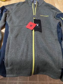 Spyder Men’s Jacket ,Full Zip Fleece Size M