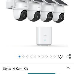 AOSU Solar-Powered, Home Security Cameras System