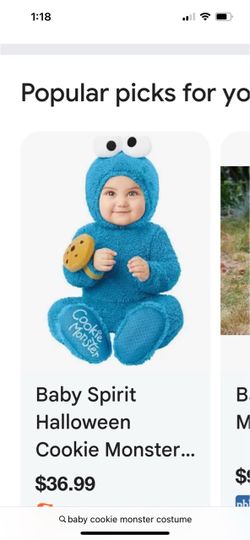 Cookie Monster Costume n Bucket