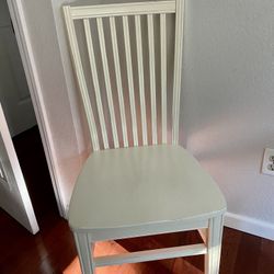 White Wooden Chair 